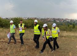 Visit at the location dedicated to the construction of the General Hospital of Pristina